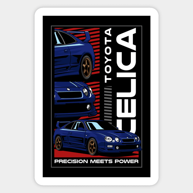 Celica GT4 JDM Car Sticker by milatees